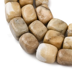 天然黄龍翡翠のビーズ連売り  直方体の  12~13x8~10x8~10mm  穴：1mm  約30~31個/連  14.76''（37.5cm）〜14.96''（38cm）&nbsp;G-D098-D10
