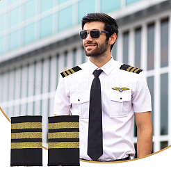 Polyester Pilot Epaulettes&nbsp;DIY-WH0248-730A