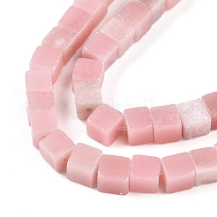 Natural Pink Opal Beads Strands&nbsp;G-T140-44B-02
