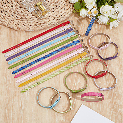 20Pcs 10 Colors PU Leather Watch Bands&nbsp;AJEW-CY0002-89
