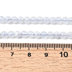 Natural Blue Lace Agate Beads Strands&nbsp;G-G344-A02-4mm