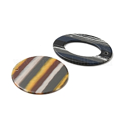 樹脂チャーム  縞模様  混合図形  ミックスカラー  15~47x14.5~39x1~1.5mm  穴：1.8~15mm&nbsp;RESI-X0001-45
