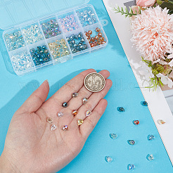 200Pcs 10 Colors Electroplate Glass Beads&nbsp;EGLA-PA0001-43A