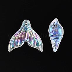 海をテーマにした透明アクリルビーズ  混合図形  透明  10~20x5.5~23x2.5~9mm  穴：1.5~1.8mm  約1272個/500g&nbsp;TACR-T028-69-01F