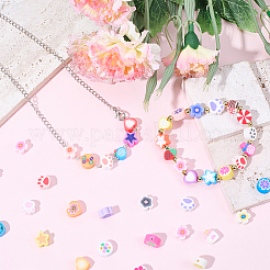 180Pcs 9 Styles Handmade Polymer Clay Beads&nbsp;CLAY-SC0002-56