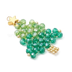 Handmade Glass Seed Beaded Pendants&nbsp;PALLOY-MZ00796