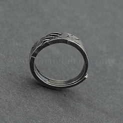 Adjustable Vintage Brass Cuff Open Rings&nbsp;FS-WGF2456-01