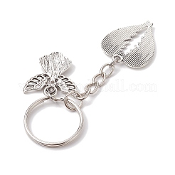 Tibetan Style Alloy Keychains&nbsp;KEYC-JKC00804-01