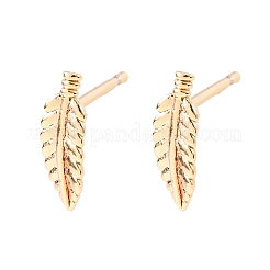 Brass Stud Earrings&nbsp;EJEW-L278-08G