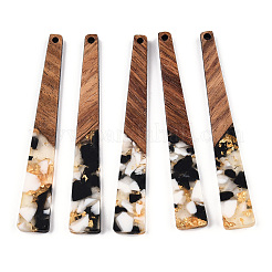 Translucent Resin & Walnut Wood Big Pendants&nbsp;RESI-TAC0017-46-D04