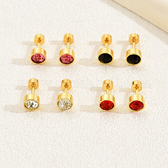 Colorful 8-Piece Stone Earrings Set for Women&nbsp;YJ1820