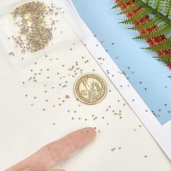 600個3色304ステンレススチールスペーサービーズ  ロンデル  ミックスカラー  1.5x0.8mm  穴：0.8mm  200個/カラー&nbsp;STAS-UN0025-51