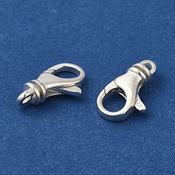 925スターリングシルバーカニカン  スタンプ925個付き  銀  16x10x5mm  穴：1.8mm&nbsp;STER-D006-17S