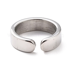 女性用ナンバーリング  304ステンレススチールエナメルカフ指輪  NUM。7  usサイズ6 3/4(17.1mm)&nbsp;RJEW-C016-01G-P