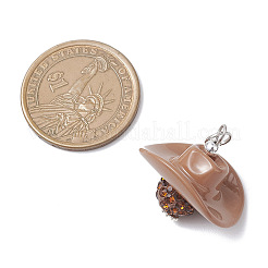Opaque Acrylic Beads and Polymer Clay Rhinestone Beads Pendants&nbsp;PALLOY-JF04610