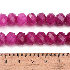 Faceted Dyed Natural White Jade Beads Strands&nbsp;GG-CBAE966-01B-P