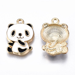 Eco-Friendly Alloy Enamel Pendants&nbsp;ENAM-Q437-011-NR