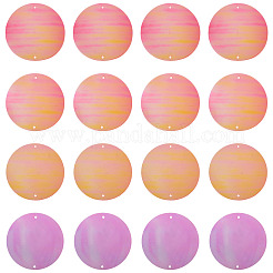 150Pcs Rainbow Iridescent PVC Paillette/Sequin Links&nbsp;FIND-TA0008-10D