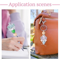 6Pcs 6 Colors Transparent Resin Beads&nbsp;RESI-YW0005-47