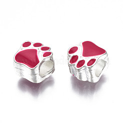 Alloy Enamel European Beads&nbsp;ENAM-N052-24I