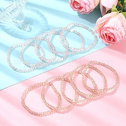 5Pcs Glass Beaded Stretch Bracelet Sets&nbsp;BJEW-YW00003-01