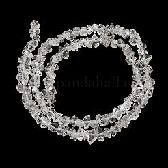 天然ハーキマーダイヤモンドビーズ連売り  チップ  5~8x3~4x3~4mm  穴：0.8mm  約142~146個/連  15.67''（39.8センチメートル）&nbsp;GG-CBA8084-04