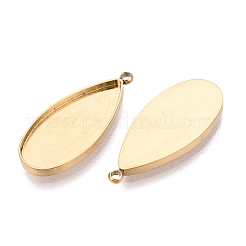 304 Stainless Steel Pendant Cabochon Component&nbsp;STAS-Q113-23A-G