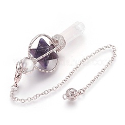 Natural Gemstone Dowsing Pendulums&nbsp;KK-F756-06