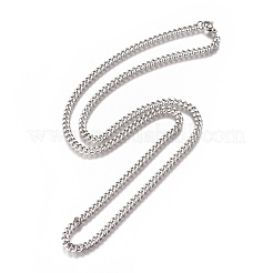 Non-Tarnish Men's Cuban Link Chain Necklaces&nbsp;NJEW-L172-01D