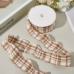 1 Roll Polyester Ruffled Ribbon&nbsp;SRIB-CY0001-14F