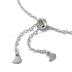 Tarnish Resistant Adjustable 304 Stainless Steel Macrame Pouch Bracelet Making for Stone Holder&nbsp;AJEW-JB01191-02
