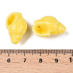 Handmade Printed Porcelain Beads Strand&nbsp;PORC-T133-01D