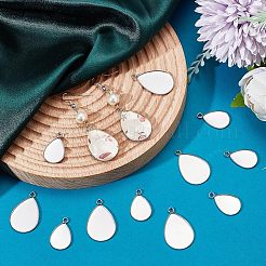 304 Stainless Steel Pendant Cabochon Settings&nbsp;STAS-UN0007-77P