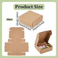 Foldable Square Paper Storage Gift Boxes&nbsp;CON-WH0110-035E-01