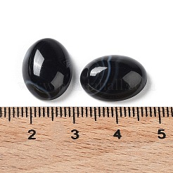 Natural Striped Agate/Banded Agate Cabochons&nbsp;G-H296-01A-01