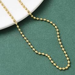Brass Ball Chain Necklaces for Women&nbsp;NJEW-B148-01A-G