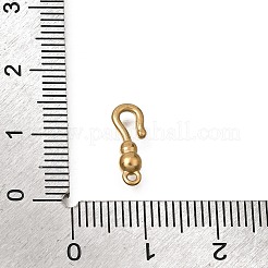304ステンレススチールフック留め具  18KGP本金メッキ  13x4.5x3mm  穴：1mm&nbsp;SA-CBACB61-15G