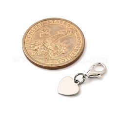 Heart 201 Stainless Steel Pendant Decorations&nbsp;HJEW-JM03571