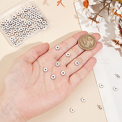 100Pcs 201 Stainless Steel Spacer Beads&nbsp;STAS-UN0059-57B