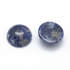 天然ソーダライトのカボション  半円  10x4~5mm&nbsp;G-P393-R45-10MM
