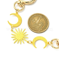 Brass Moon Sun Link Bag Extender Chains&nbsp;FIND-JF00146-02