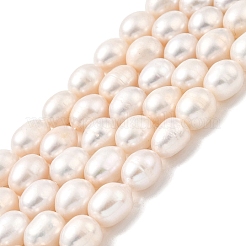 Natural Cultured Freshwater Pearl Beads Strands&nbsp;PEAR-I007-01E-04A