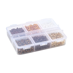 42G 6 Color 8/0 Transparent Glass Seed Beads&nbsp;SEED-FS0001-12