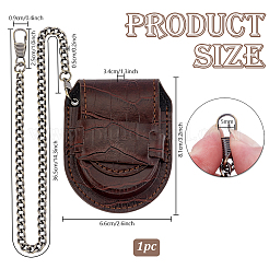 PU Leather Watch Pouch&nbsp;AJEW-WH0455-58AB