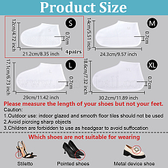 Silicone Silent Non-slip Shoe Covers&nbsp;AJEW-WH0348-952A