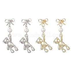 2 Pairs Alloy Dangle Stud Earrings&nbsp;EJEW-JE06851
