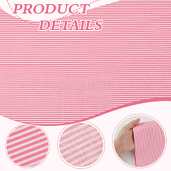 Stripe Pattern Cotton Cloth Fabric&nbsp;DIY-WH0888-235C