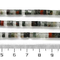 天然のアフリカブラッドストーンビーズ連売り  ヒシビーズ  フラットラウンド/ディスク  4x2~2.5mm  穴：0.7mm  約154個/連  15.35''（39センチメートル）&nbsp;G-H230-59