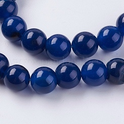 Natural Agate Beads Strands&nbsp;G-G583-8mm-12