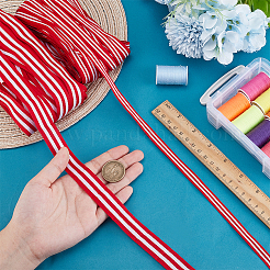 50M 2 Styles Polyester Stripe Ribbon&nbsp;OCOR-PH0004-92